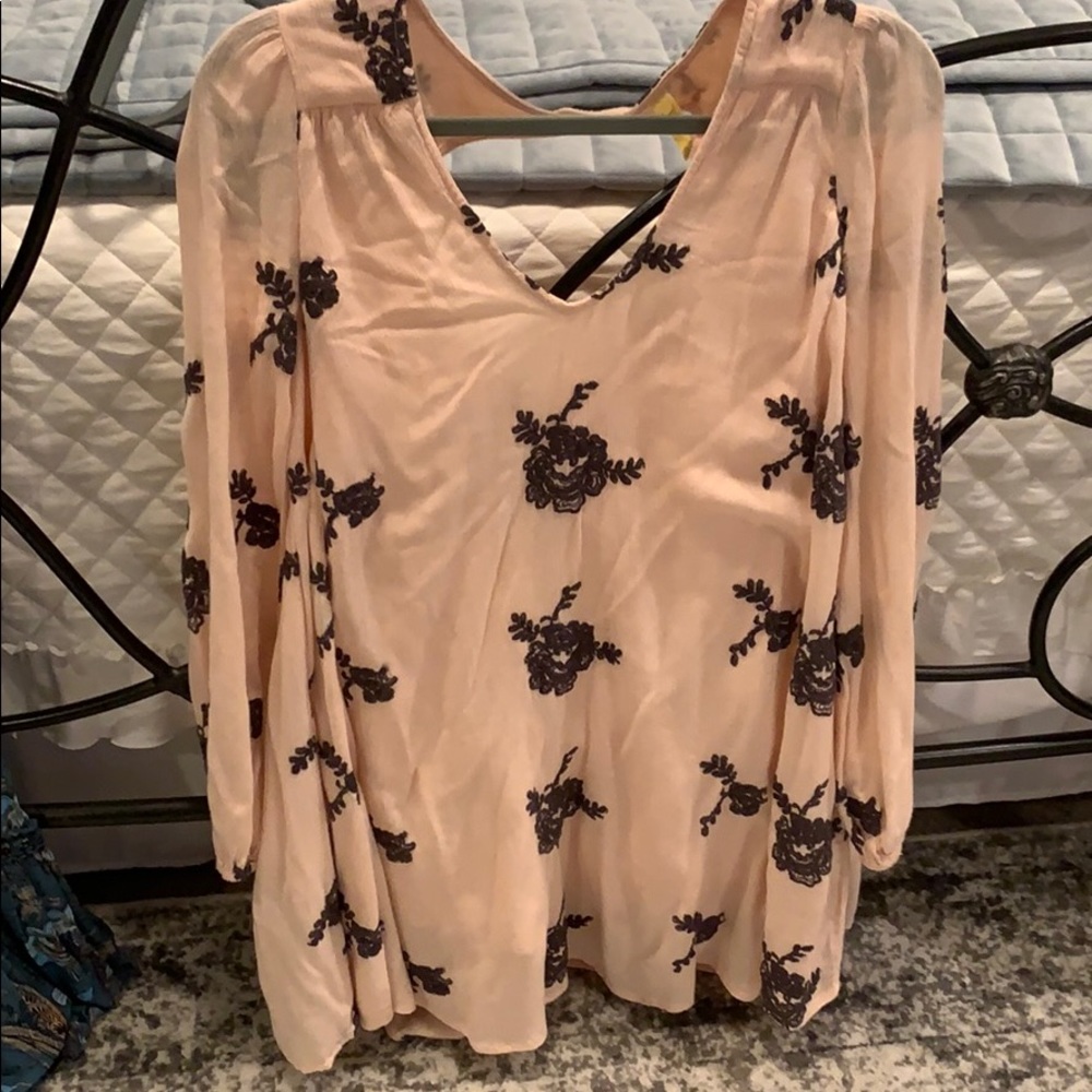 Lace flower Free People Dress